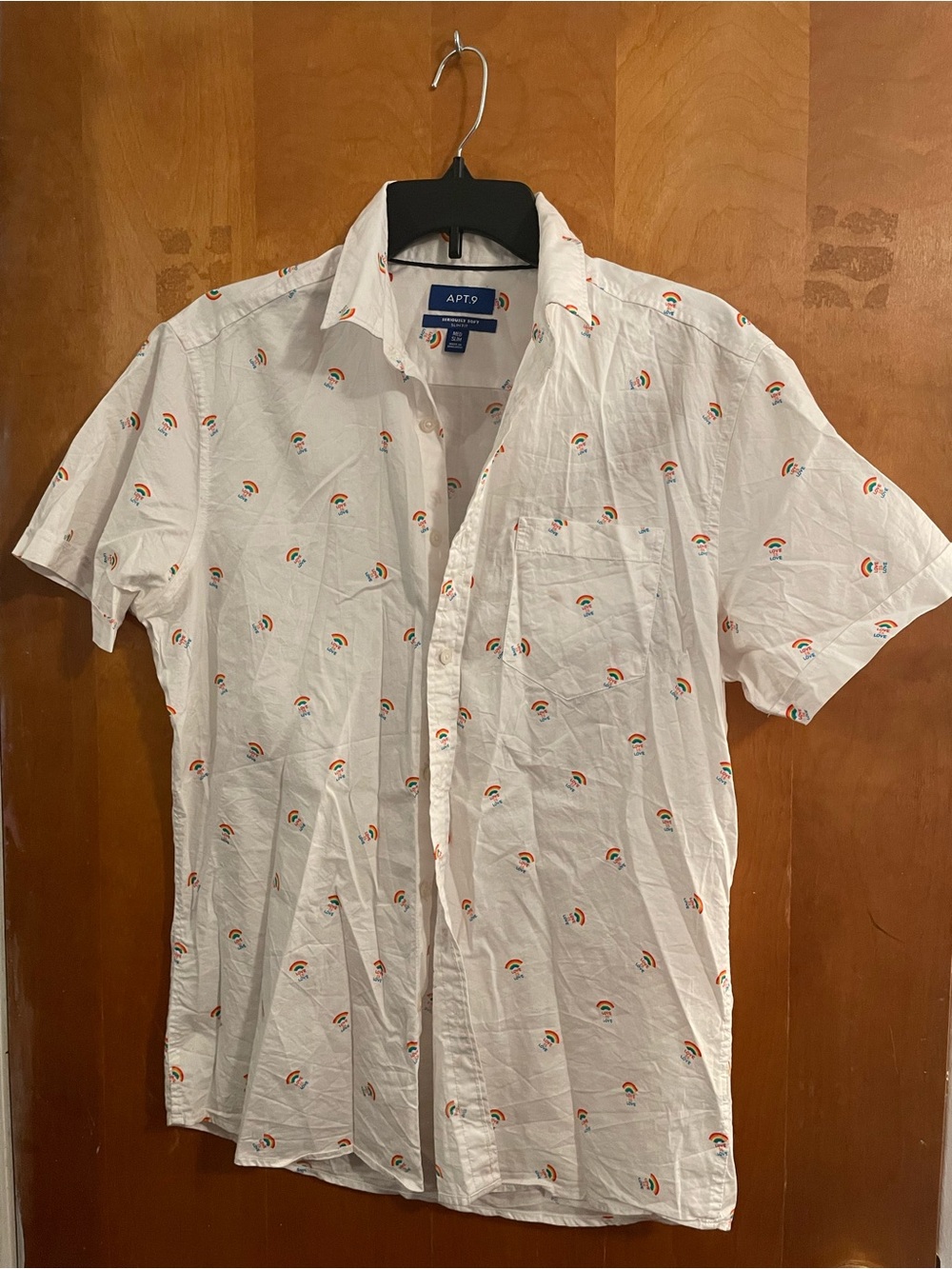 Pride Rainbow Casual Button Down
